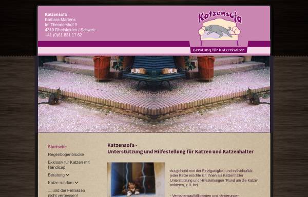 Vorschau von www.katzensofa.ch, Katzensofa