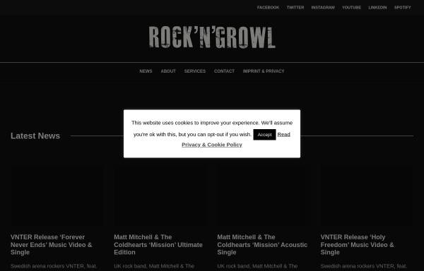 Vorschau von www.rockngrowl.com, Rock N Growl