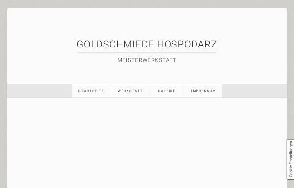 Vorschau von www.goldschmiede-hospodarz.de, Goldschmiede Michael Hospodarz