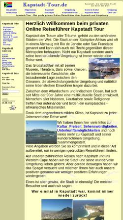 Vorschau der mobilen Webseite www.kapstadt-tour.de, Kapstadt-Tour