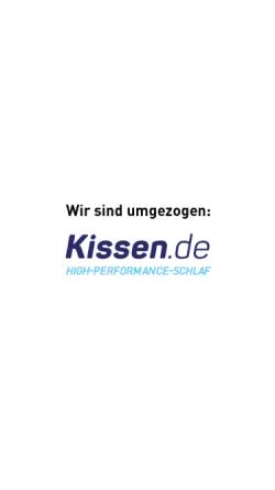 Vorschau der mobilen Webseite www.kissen-shop.de, Kissen