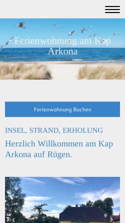 Vorschau der mobilen Webseite www.haus-kaparkona.de, Ferienhaus K. Lobeck & C. Schade-Lobeck