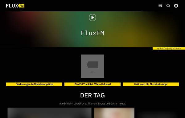 Vorschau von www.fluxfm.de, FluxFM