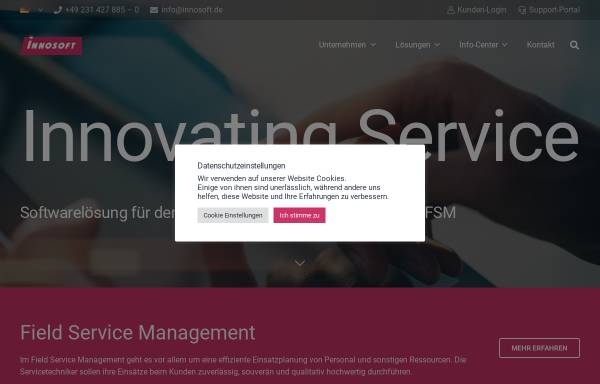 Vorschau von www.innosoft.de, Innosoft GmbH