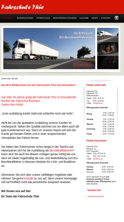 Vorschau der mobilen Webseite www.fahrschule-thuer.de, Fahrschule Thür