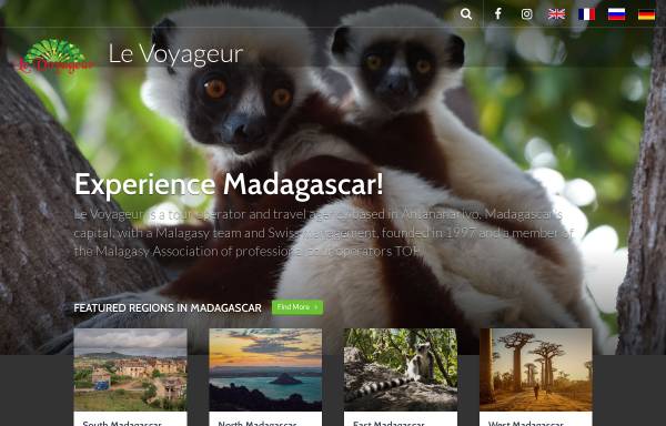 Vorschau von www.madagascar-tour-operator.com, Madagaskar Tour Operator