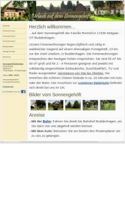 Vorschau der mobilen Webseite www.sonnengehoeft.de, Ferienwohnungen Familie Rocholl