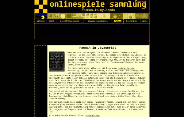 Vorschau von www.onlinespiele-sammlung.de, Cman [Juergen Mueller-Luetken]