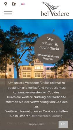 Vorschau der mobilen Webseite www.roesing-touristik.de, Urlaubsunterkünfte Rösing Touristik GmbH