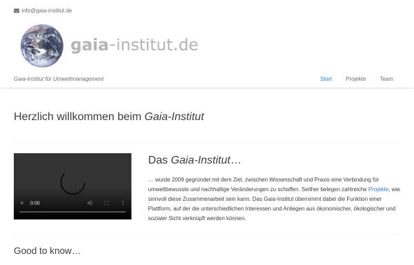 Gaia e.V. – Institut für Umweltmanagement