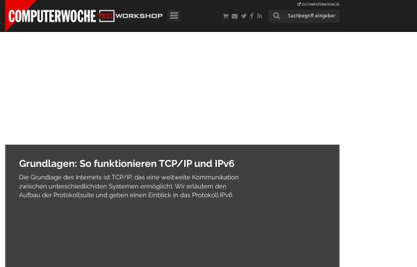 Vorschau von www.tecchannel.de, So funktionieren TCP/IP und IPv6