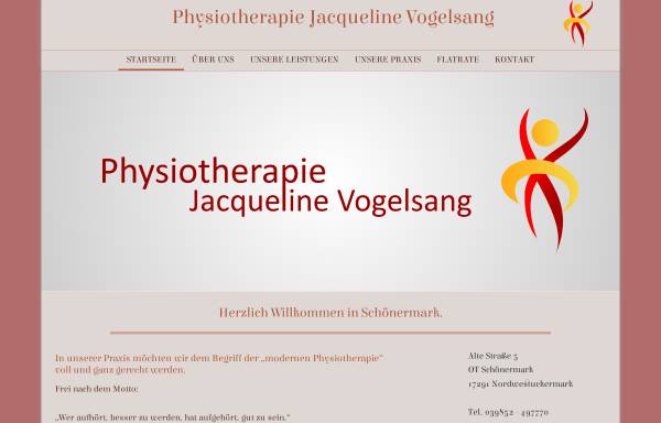 Vorschau von www.physio-vogelsang.de, Praxis für Physiotherapie - inh. Jacqueline Vogelsang