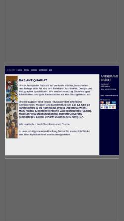 Vorschau der mobilen Webseite www.antiquariat-braeuer.de, Antiquariat Bräuer