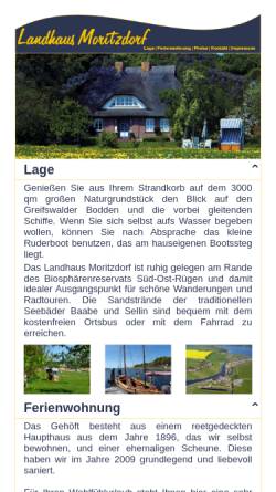 Ferienwohnung Landhaus Moritzdorf
