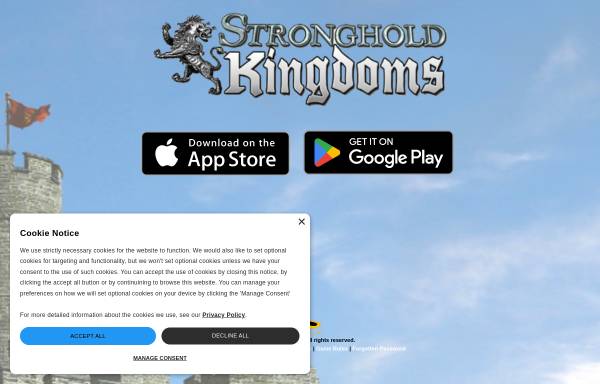 Vorschau von de.strongholdkingdoms.com, Stronghold Kingdoms