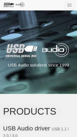 Vorschau der mobilen Webseite usb-audio.com, Propagamma USB-audio.de
