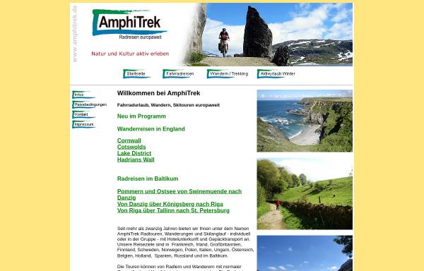 Vorschau von amphitrek.de, AmphiTrek Radreisen