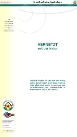 Vorschau der mobilen Webseite www.landheim-lutherschule.de, Landheim der Lutherschule
