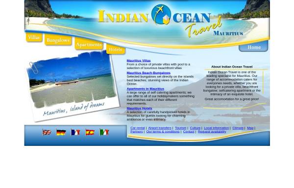 Vorschau von www.iot-mauritius.de, Indian Ocean Travel
