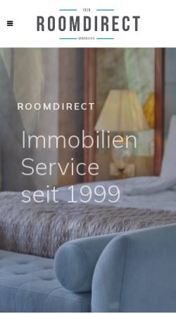 Vorschau der mobilen Webseite www.roomdirect.de, Room direct