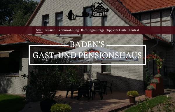 Vorschau von www.badens-gasthaus.de, Gasthaus Baden, Wolfgang Bölter