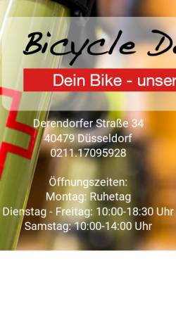 Vorschau der mobilen Webseite www.bicycle-doctor.de, Bicycle Doctor - Erasmi & Brossmann GbR
