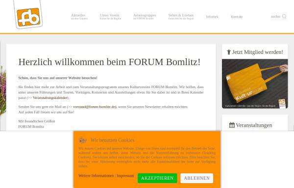 Vorschau von forum-bomlitz.de, Forum Bomlitz e.V.