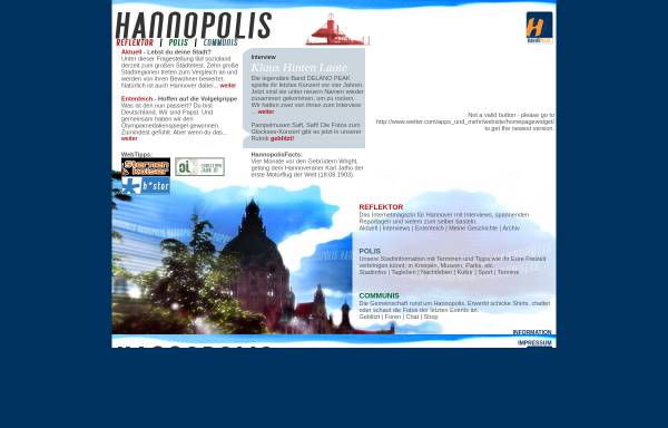 Vorschau von www.hannopolis.de, Hannopolis