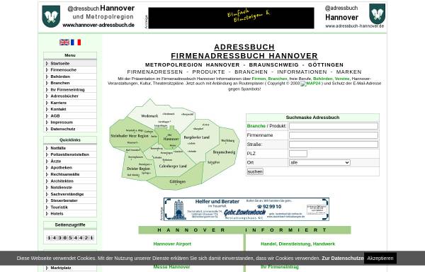 Hannover Adressbuch