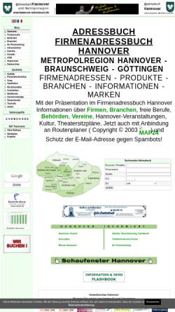 Vorschau der mobilen Webseite www.hannover-adressbuch.de, Hannover Adressbuch