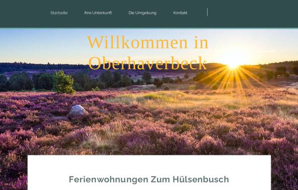 Vorschau von www.zum-huelsenbusch.de, Pension zum Hülsenbusch