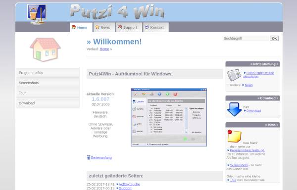 Vorschau von www.putzi4win.de, Putzi 4 Win