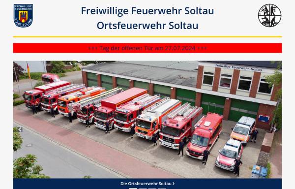 Vorschau von www.feuerwehr-soltau.de, Freiwillige Feuerwehr Soltau