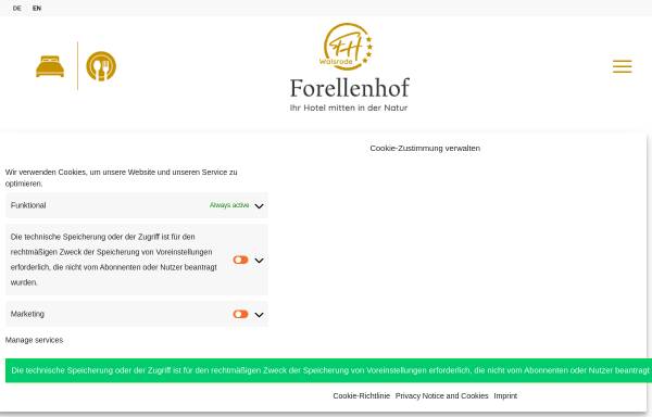 Vorschau von www.forellenhof-walsrode.de, Hotel Forellenhof