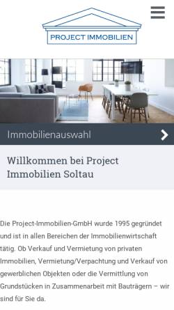 Vorschau der mobilen Webseite www.project-immobilien.de, Project Immobilien GmbH