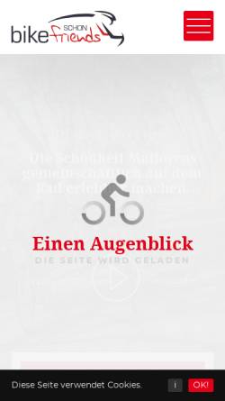 Vorschau der mobilen Webseite www.bikefriends-schon.de, Bikefriends Schon GmbH