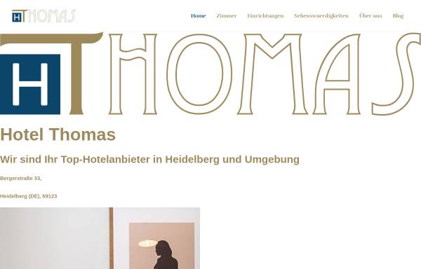 Vorschau von www.hotelthomas.eu, Hotel Thomas