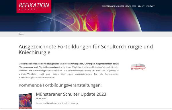 Vorschau von www.refixation.de, Schulter- und Kniegelenk Operationausbildungskurs