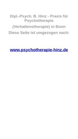 Vorschau der mobilen Webseite www.psyprasoft.de, Psyprasoft - Dipl.-Psych. Berthold Hinz