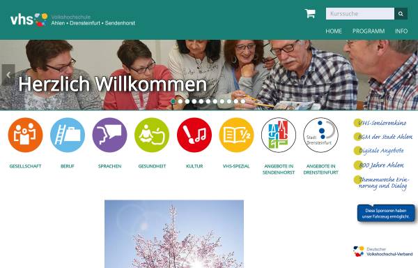 Vorschau von www.vhs-ahlen.de, Volkshochschule Ahlen