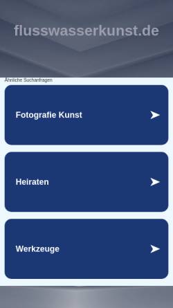 Vorschau der mobilen Webseite hstbk.flusswasserkunst.de, Rekonstruktion der Flusswasserkunst - Hannoversche Stadtbaukultur e.V.