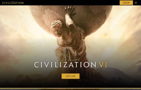 Vorschau von civilization.com, Civilization V