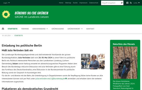 Vorschau von www.gruene-uelzen.de, Bündnis 90/Die Grünen Kreisverband Uelzen