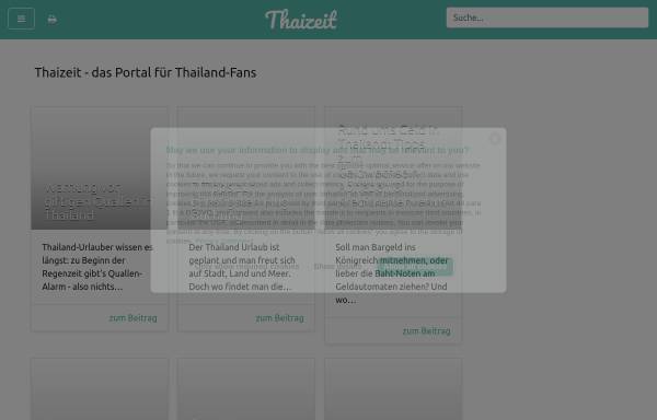 Vorschau von www.thaizeit.de, Thaizeit