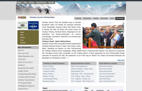 Vorschau von www.himalayatreks.de, Himalaya Journey Treks und Expedition