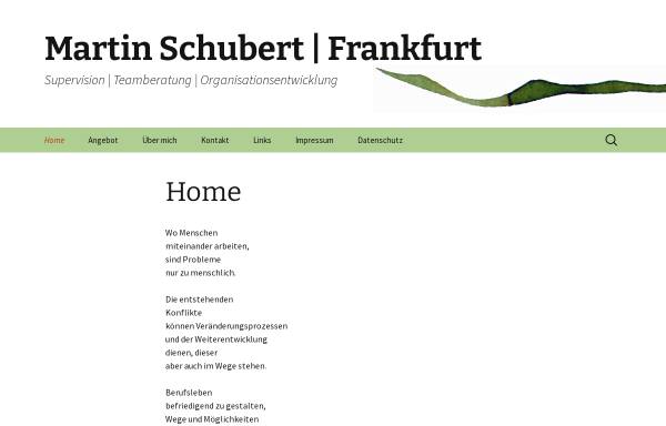 Vorschau von www.supervision-schubert.de, Martin Schubert