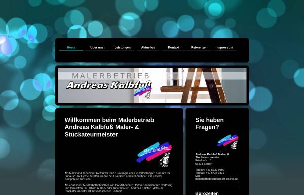 Vorschau von www.kalbfuss-selzen.de, Andreas Kalbfuß - Maler- & Stuckateurmeister