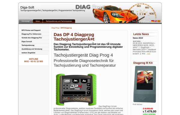 Vorschau von www.diga-soft.de, Speed Systems Digitaltechnik