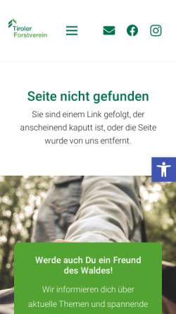 Vorschau der mobilen Webseite www.tiroler-forstverein.at, Tiroler Forstverein