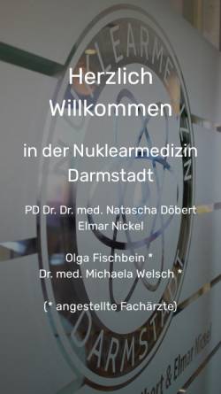 Vorschau der mobilen Webseite www.enuk.de, Praxis für Nuklearmedizin Dr. R. Döbert/Dr.W. Spiegel